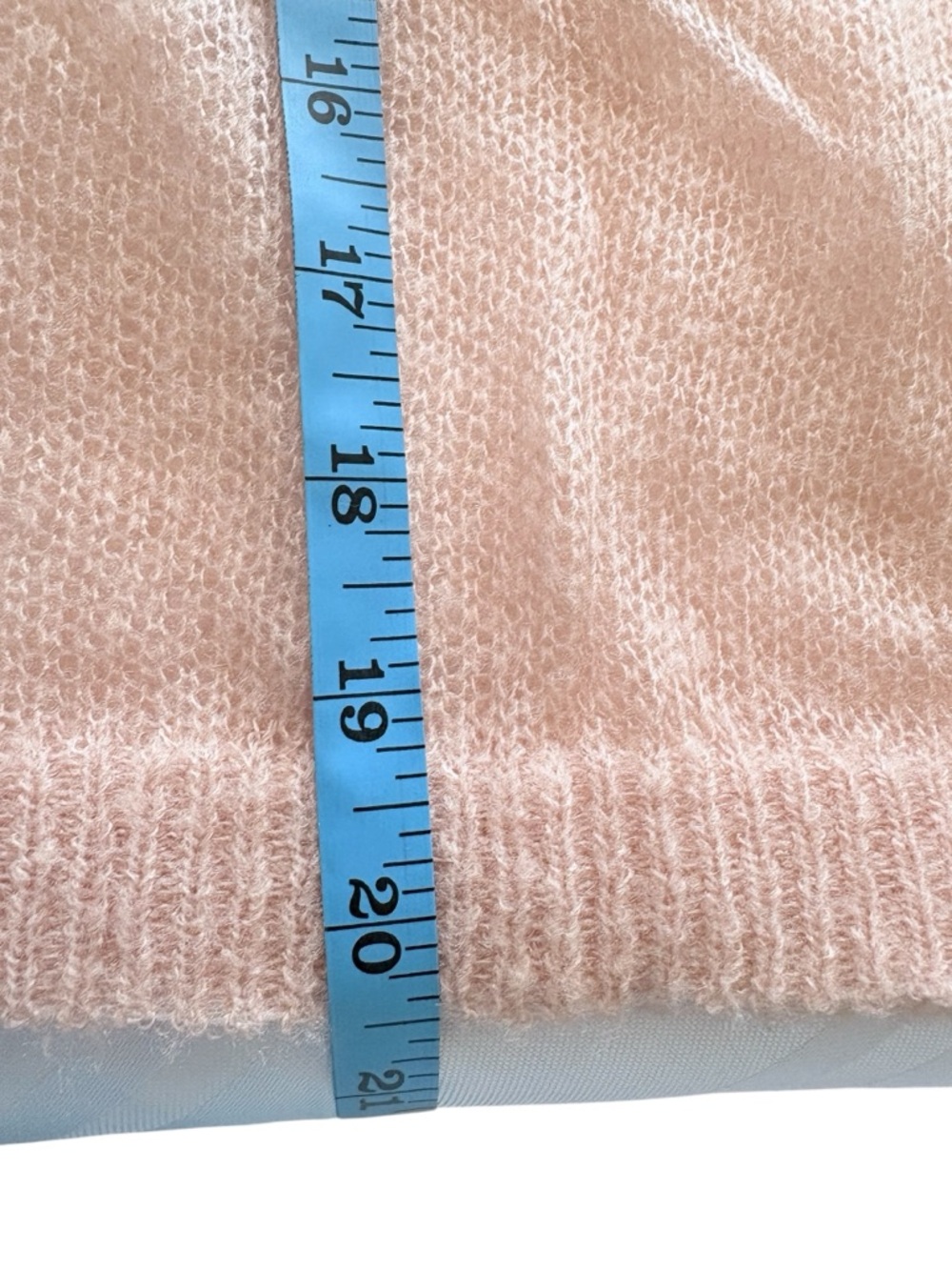Dynamite Crewneck Mohair Sheer Granola Sweater Soft Goblin Pink Blush Sz Small - Picture 10 of 10